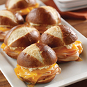 Turkey-Pretzel Sliders